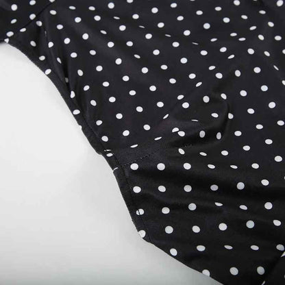 Mini abito a pois con schiena scoperta- Capri Belle